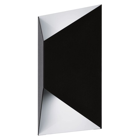 EGLO 2x2.5W LED Outdoor Wall Light w/Black and White Finish